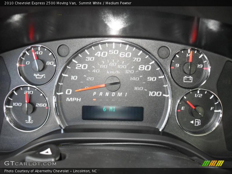 Summit White / Medium Pewter 2010 Chevrolet Express 2500 Moving Van