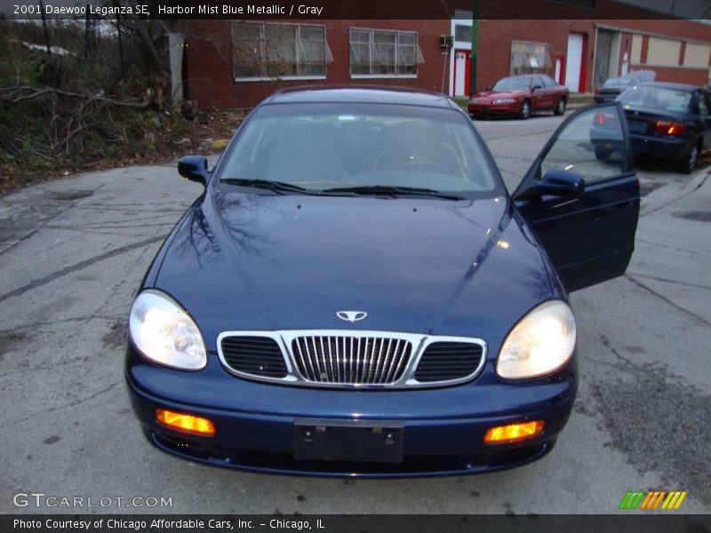 Harbor Mist Blue Metallic / Gray 2001 Daewoo Leganza SE