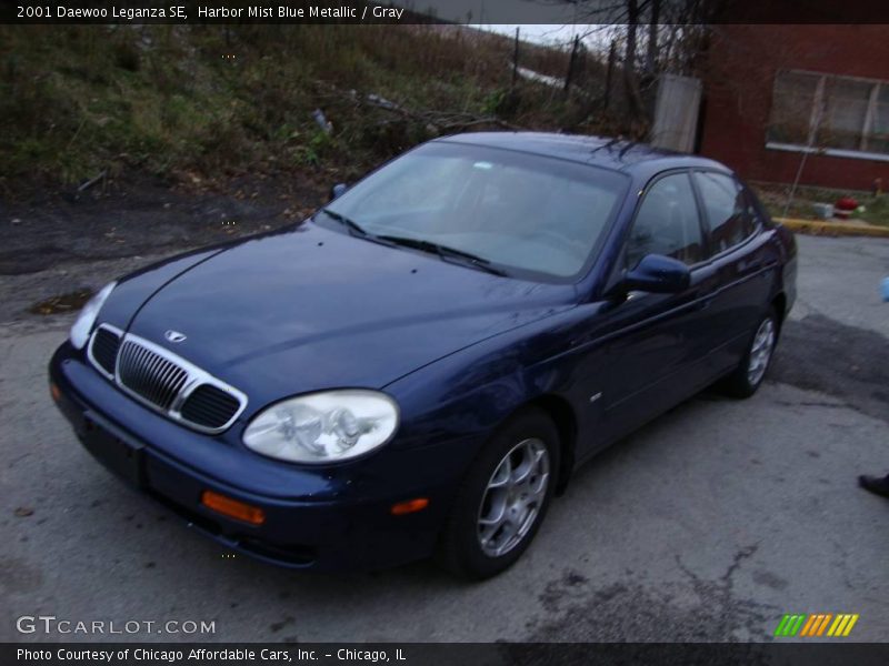 Harbor Mist Blue Metallic / Gray 2001 Daewoo Leganza SE