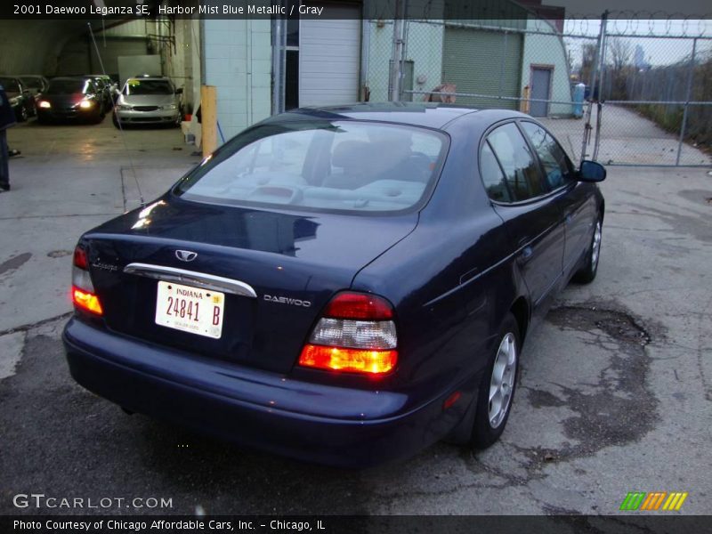 Harbor Mist Blue Metallic / Gray 2001 Daewoo Leganza SE