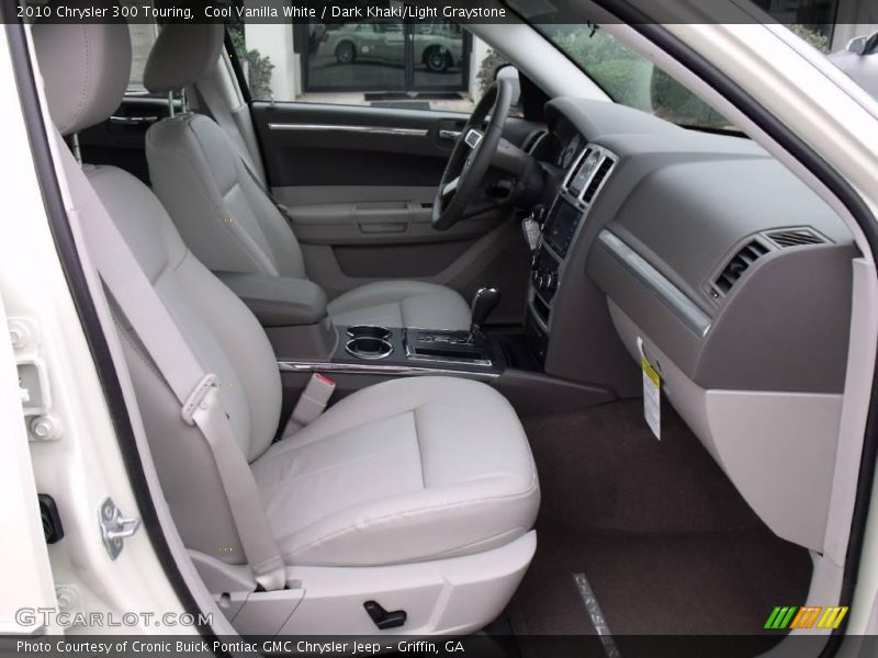 Cool Vanilla White / Dark Khaki/Light Graystone 2010 Chrysler 300 Touring