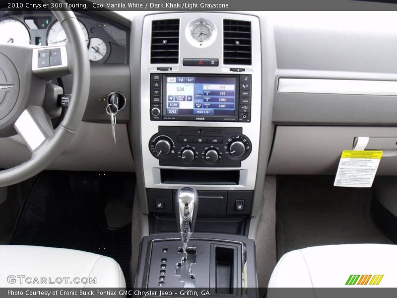Cool Vanilla White / Dark Khaki/Light Graystone 2010 Chrysler 300 Touring