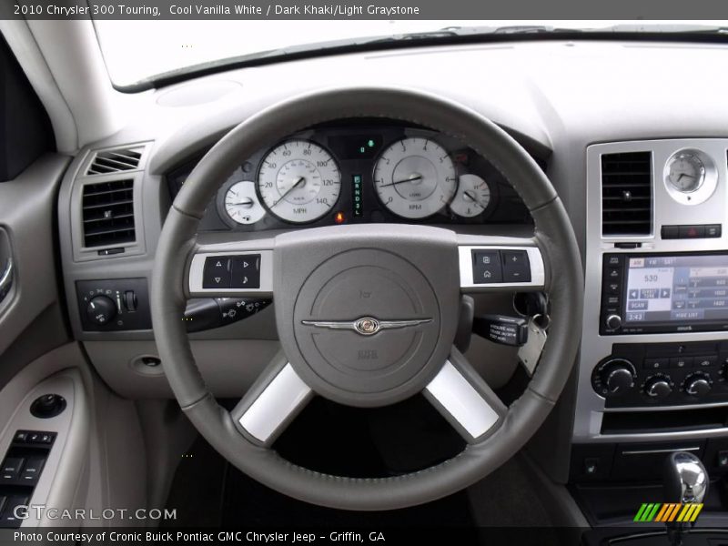 Cool Vanilla White / Dark Khaki/Light Graystone 2010 Chrysler 300 Touring