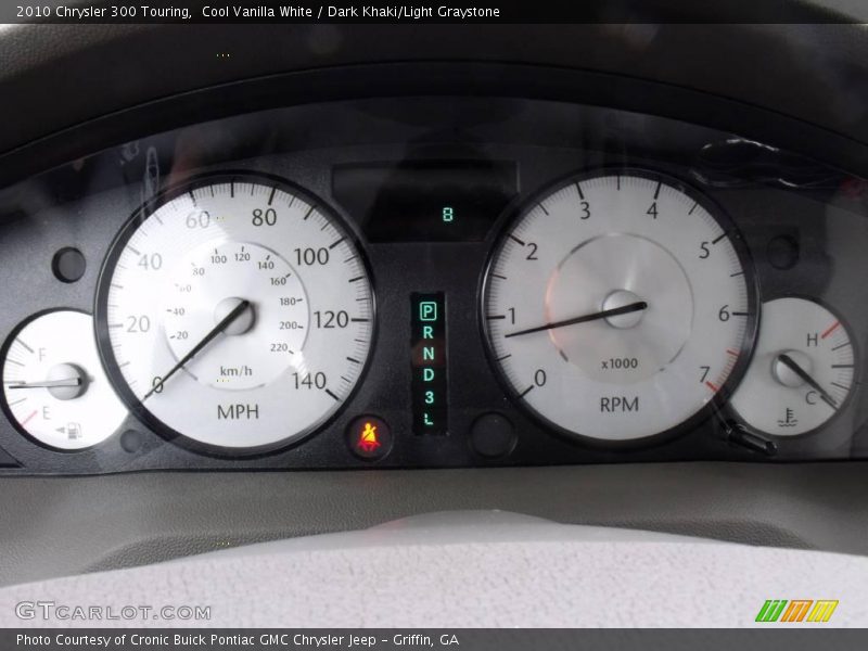 Cool Vanilla White / Dark Khaki/Light Graystone 2010 Chrysler 300 Touring