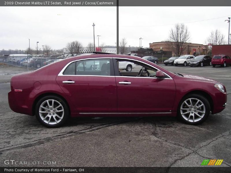 Red Jewel / Cocoa/Cashmere 2009 Chevrolet Malibu LTZ Sedan