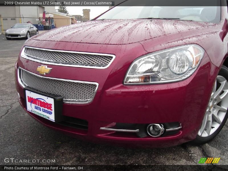 Red Jewel / Cocoa/Cashmere 2009 Chevrolet Malibu LTZ Sedan