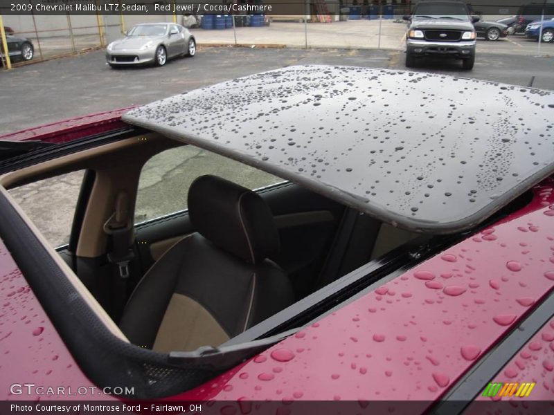 Red Jewel / Cocoa/Cashmere 2009 Chevrolet Malibu LTZ Sedan
