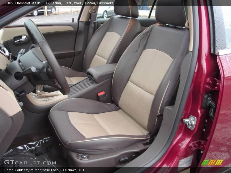 Red Jewel / Cocoa/Cashmere 2009 Chevrolet Malibu LTZ Sedan