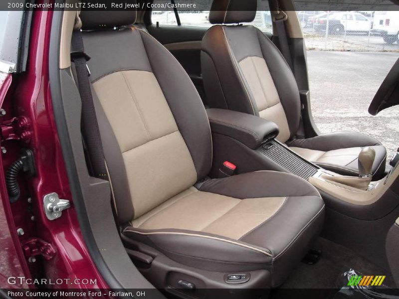 Red Jewel / Cocoa/Cashmere 2009 Chevrolet Malibu LTZ Sedan