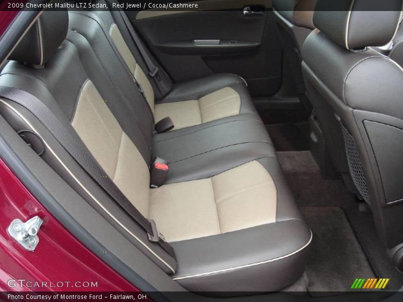 Red Jewel / Cocoa/Cashmere 2009 Chevrolet Malibu LTZ Sedan