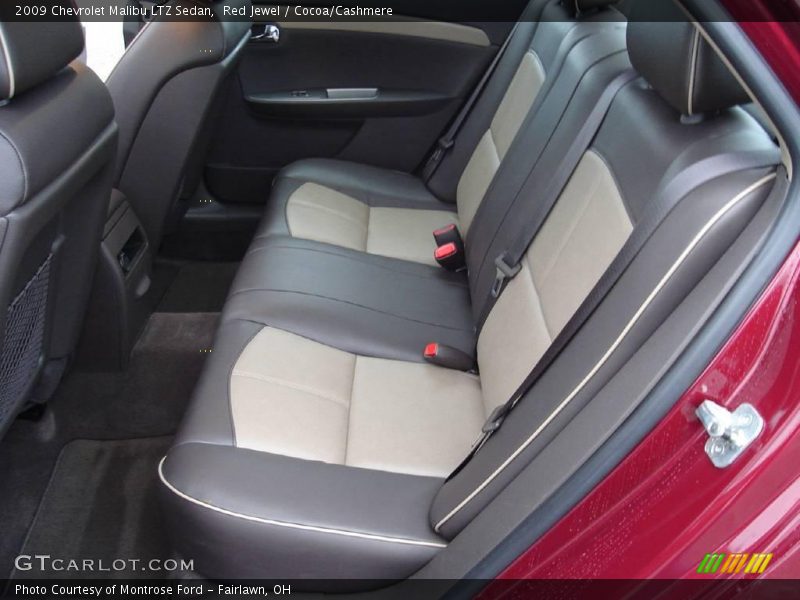Red Jewel / Cocoa/Cashmere 2009 Chevrolet Malibu LTZ Sedan