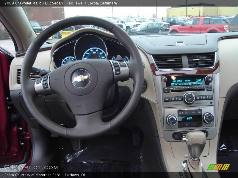 Red Jewel / Cocoa/Cashmere 2009 Chevrolet Malibu LTZ Sedan
