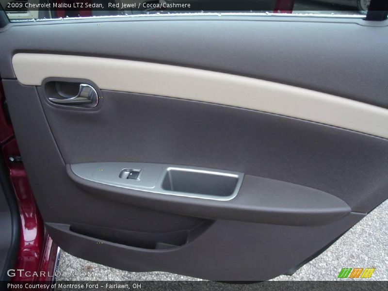Red Jewel / Cocoa/Cashmere 2009 Chevrolet Malibu LTZ Sedan