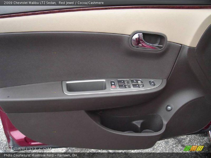 Red Jewel / Cocoa/Cashmere 2009 Chevrolet Malibu LTZ Sedan
