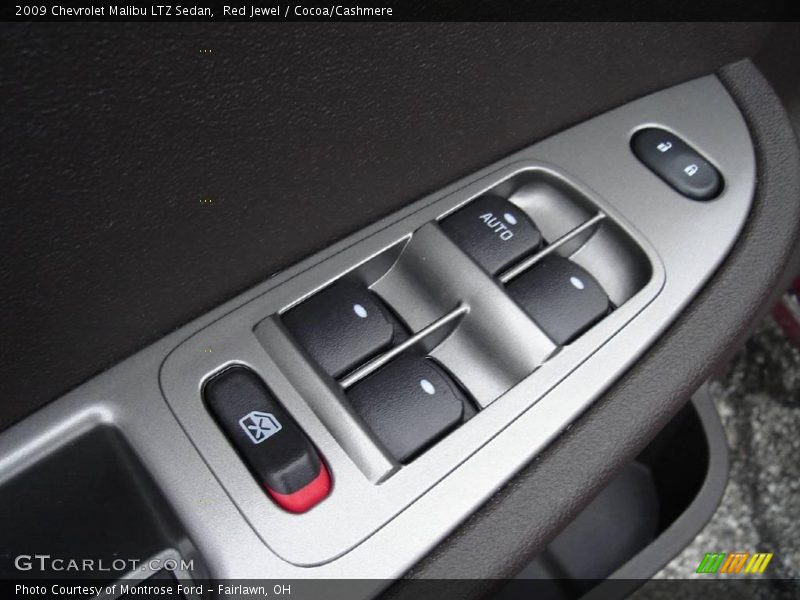 Red Jewel / Cocoa/Cashmere 2009 Chevrolet Malibu LTZ Sedan