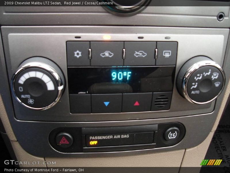 Red Jewel / Cocoa/Cashmere 2009 Chevrolet Malibu LTZ Sedan