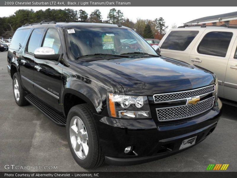 Black / Light Titanium/Dark Titanium 2009 Chevrolet Suburban LTZ 4x4