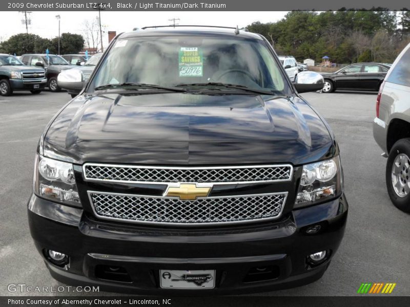 Black / Light Titanium/Dark Titanium 2009 Chevrolet Suburban LTZ 4x4