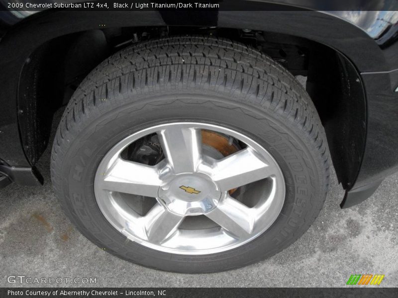Black / Light Titanium/Dark Titanium 2009 Chevrolet Suburban LTZ 4x4