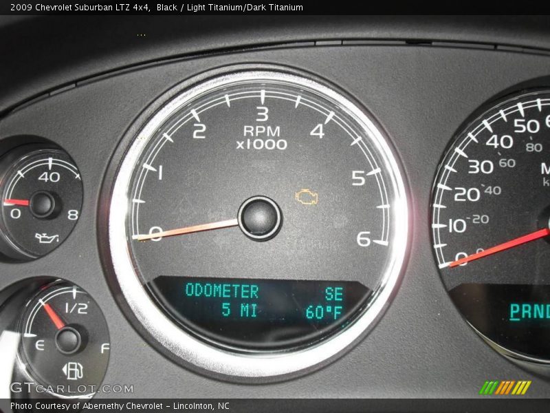 Black / Light Titanium/Dark Titanium 2009 Chevrolet Suburban LTZ 4x4