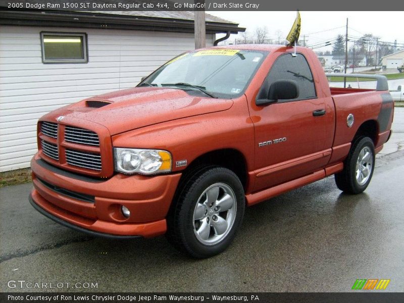 Go ManGo! / Dark Slate Gray 2005 Dodge Ram 1500 SLT Daytona Regular Cab 4x4