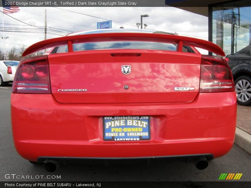 TorRed / Dark Slate Gray/Light Slate Gray 2007 Dodge Charger SRT-8