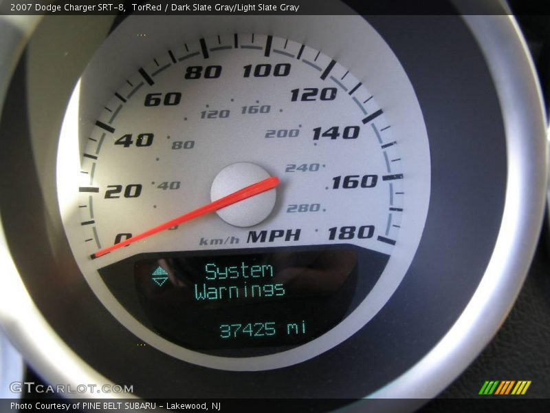 TorRed / Dark Slate Gray/Light Slate Gray 2007 Dodge Charger SRT-8