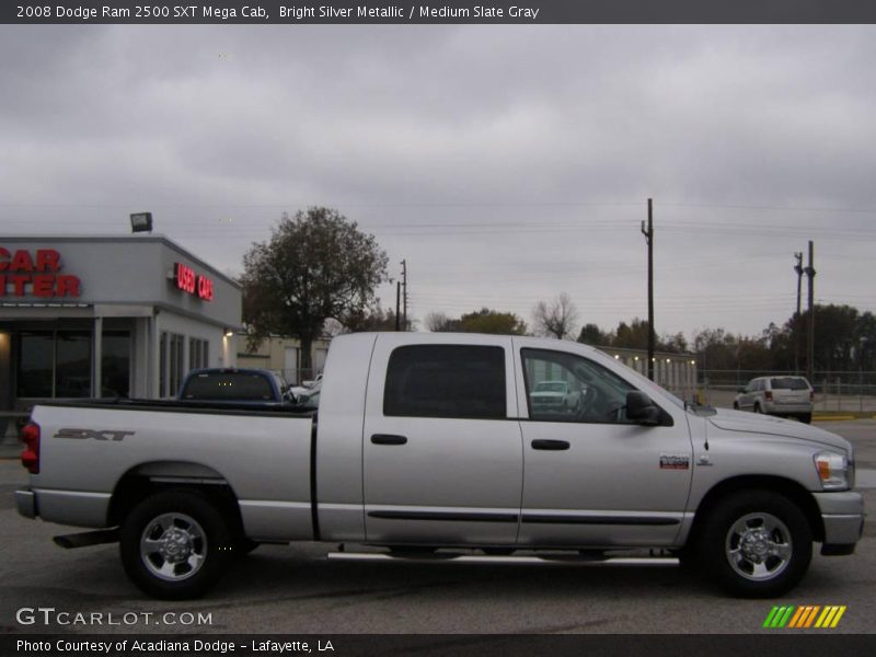 Bright Silver Metallic / Medium Slate Gray 2008 Dodge Ram 2500 SXT Mega Cab