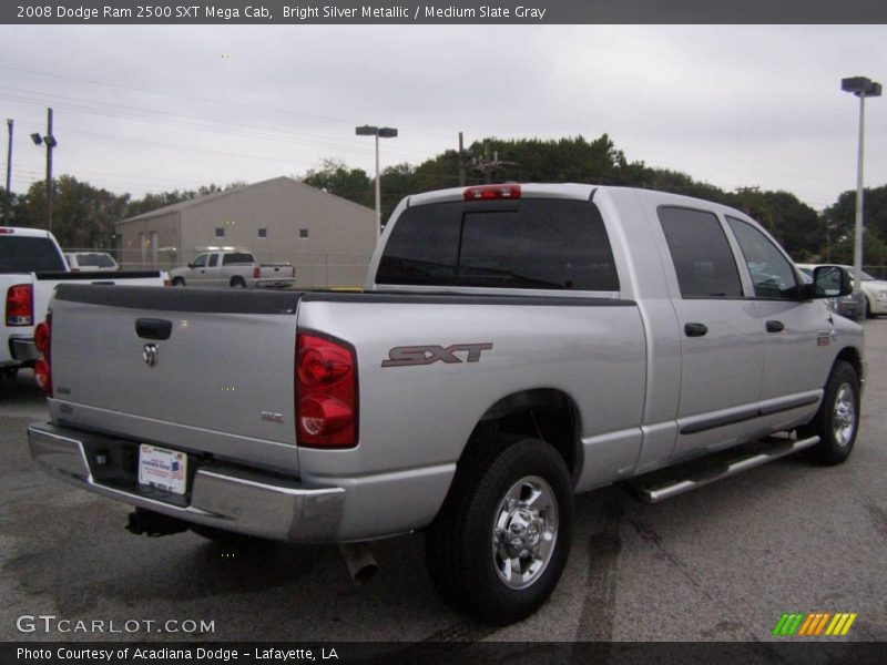 Bright Silver Metallic / Medium Slate Gray 2008 Dodge Ram 2500 SXT Mega Cab