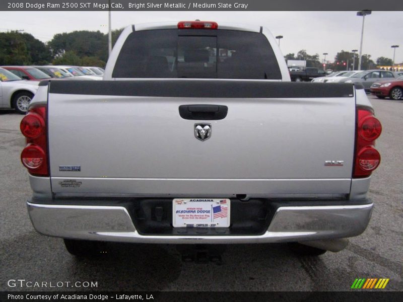Bright Silver Metallic / Medium Slate Gray 2008 Dodge Ram 2500 SXT Mega Cab