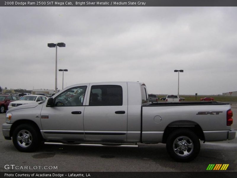 Bright Silver Metallic / Medium Slate Gray 2008 Dodge Ram 2500 SXT Mega Cab