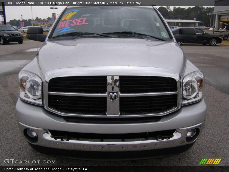 Bright Silver Metallic / Medium Slate Gray 2008 Dodge Ram 2500 SXT Mega Cab