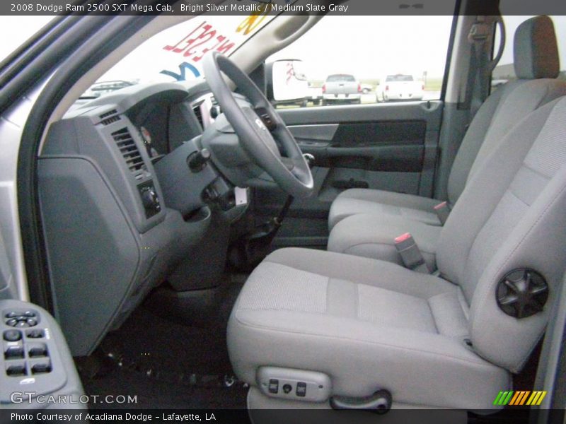 Bright Silver Metallic / Medium Slate Gray 2008 Dodge Ram 2500 SXT Mega Cab