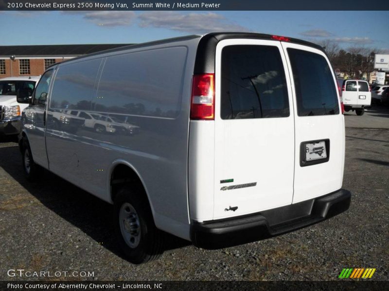 Summit White / Medium Pewter 2010 Chevrolet Express 2500 Moving Van