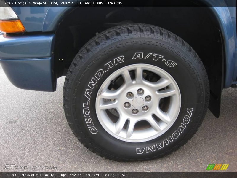 Atlantic Blue Pearl / Dark Slate Gray 2002 Dodge Durango SLT 4x4