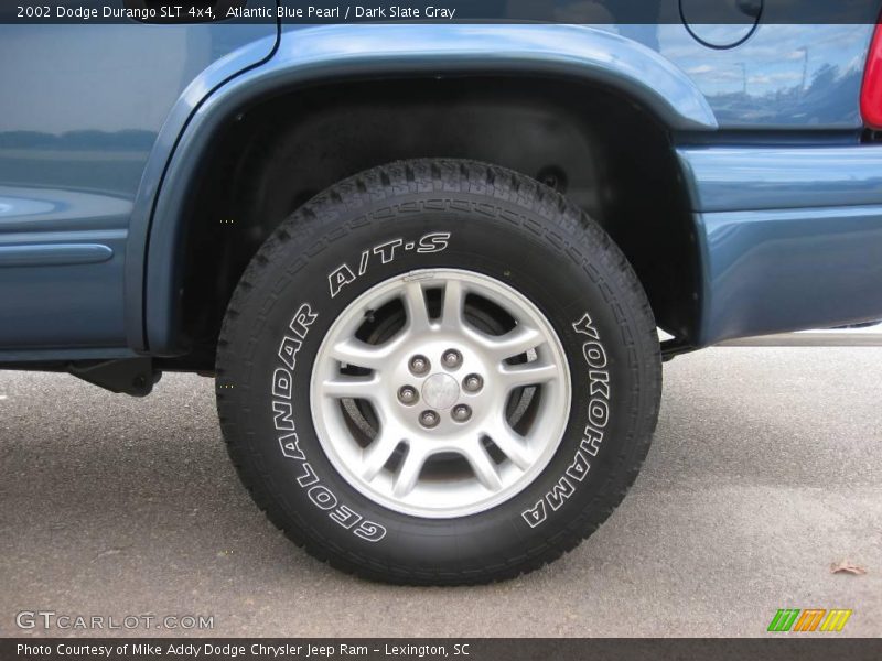 Atlantic Blue Pearl / Dark Slate Gray 2002 Dodge Durango SLT 4x4