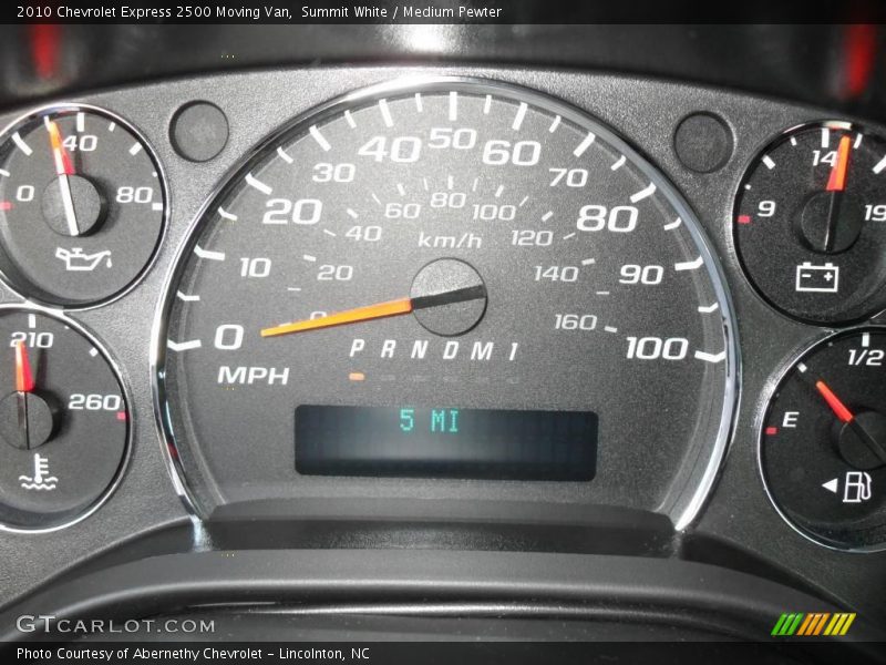 Summit White / Medium Pewter 2010 Chevrolet Express 2500 Moving Van