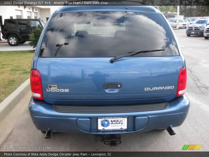 Atlantic Blue Pearl / Dark Slate Gray 2002 Dodge Durango SLT 4x4