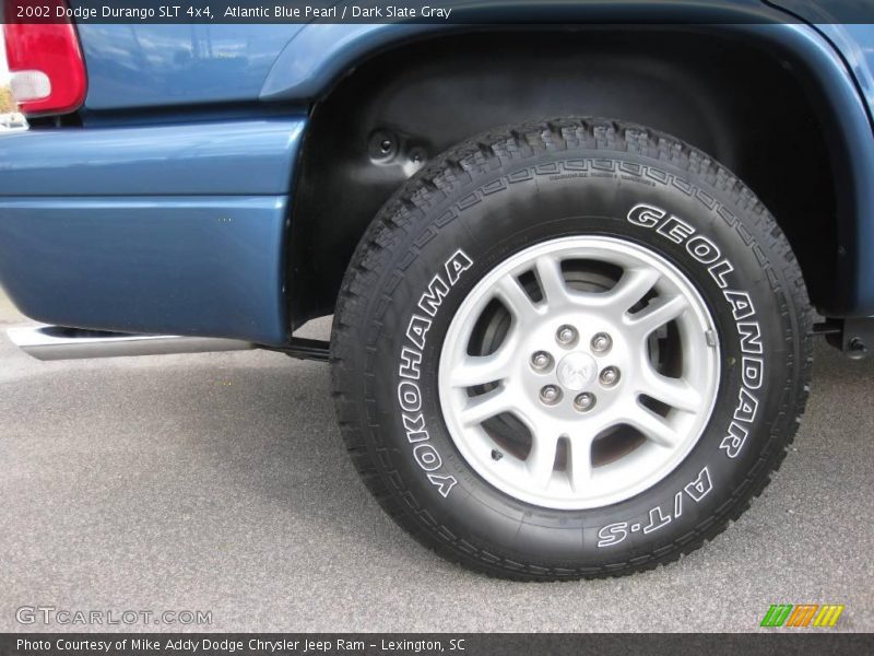 Atlantic Blue Pearl / Dark Slate Gray 2002 Dodge Durango SLT 4x4