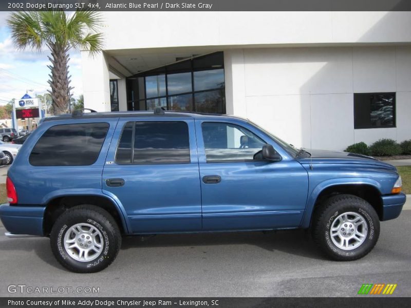 Atlantic Blue Pearl / Dark Slate Gray 2002 Dodge Durango SLT 4x4