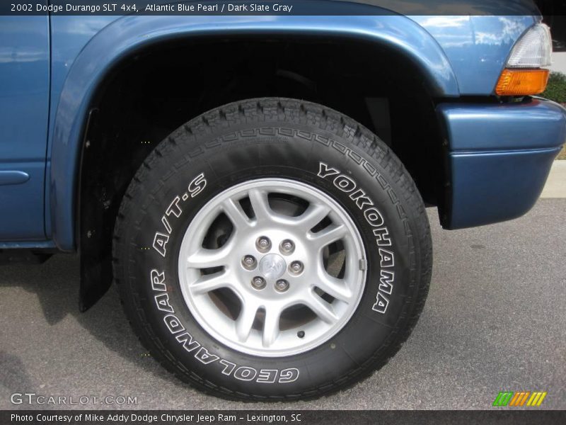Atlantic Blue Pearl / Dark Slate Gray 2002 Dodge Durango SLT 4x4
