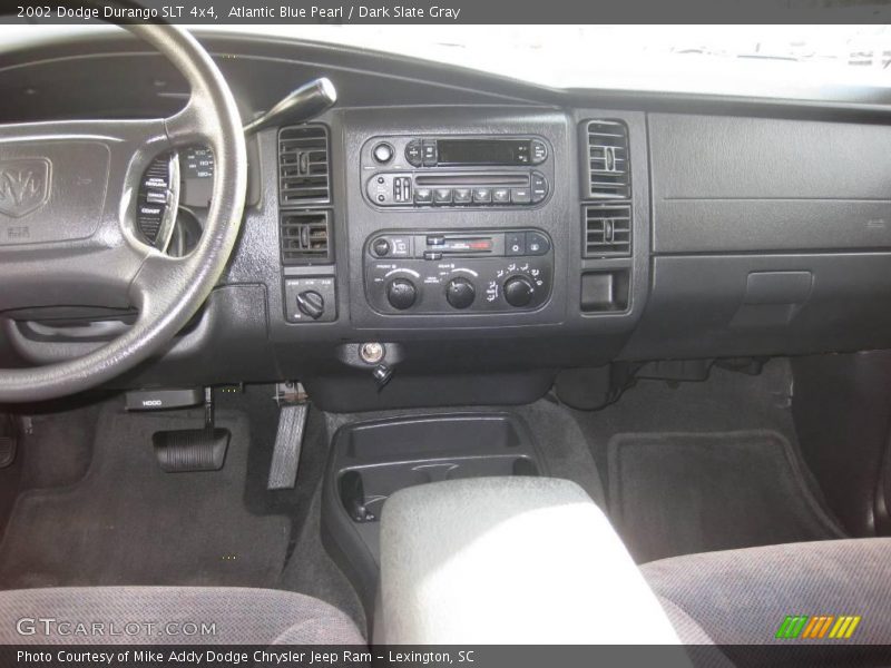 Atlantic Blue Pearl / Dark Slate Gray 2002 Dodge Durango SLT 4x4