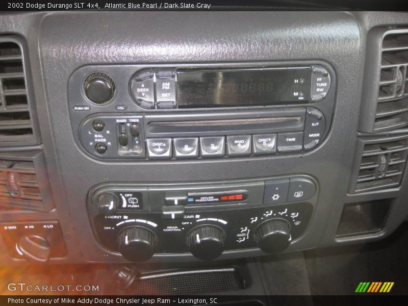 Atlantic Blue Pearl / Dark Slate Gray 2002 Dodge Durango SLT 4x4