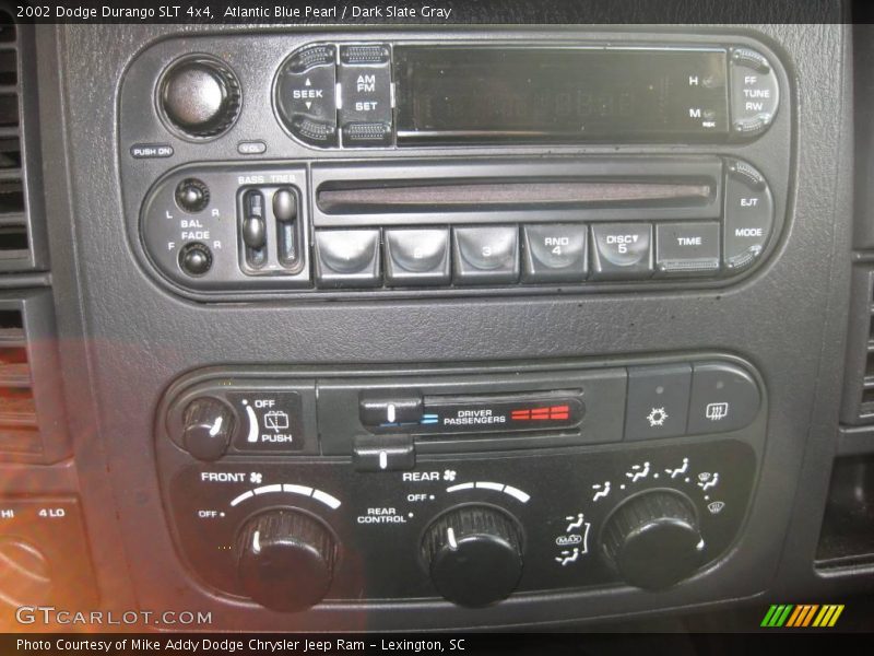 Atlantic Blue Pearl / Dark Slate Gray 2002 Dodge Durango SLT 4x4