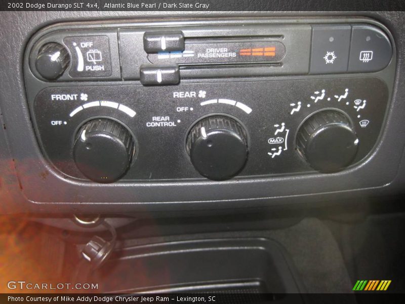 Atlantic Blue Pearl / Dark Slate Gray 2002 Dodge Durango SLT 4x4