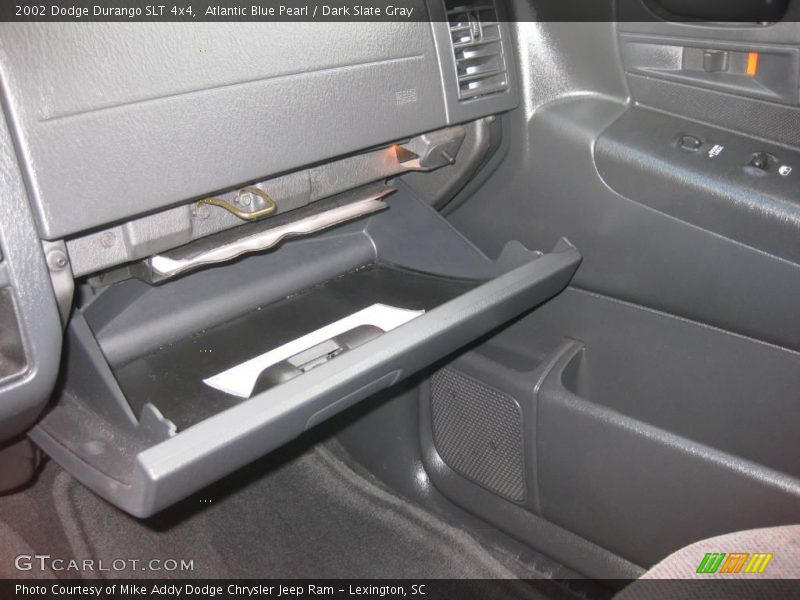 Atlantic Blue Pearl / Dark Slate Gray 2002 Dodge Durango SLT 4x4