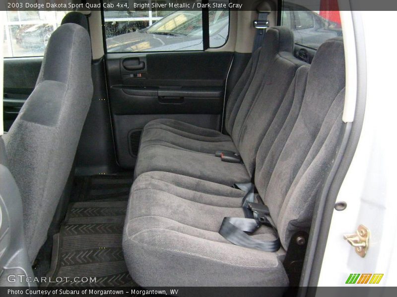 Bright Silver Metallic / Dark Slate Gray 2003 Dodge Dakota Sport Quad Cab 4x4