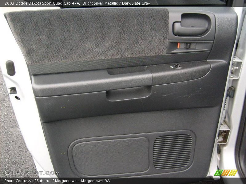 Bright Silver Metallic / Dark Slate Gray 2003 Dodge Dakota Sport Quad Cab 4x4