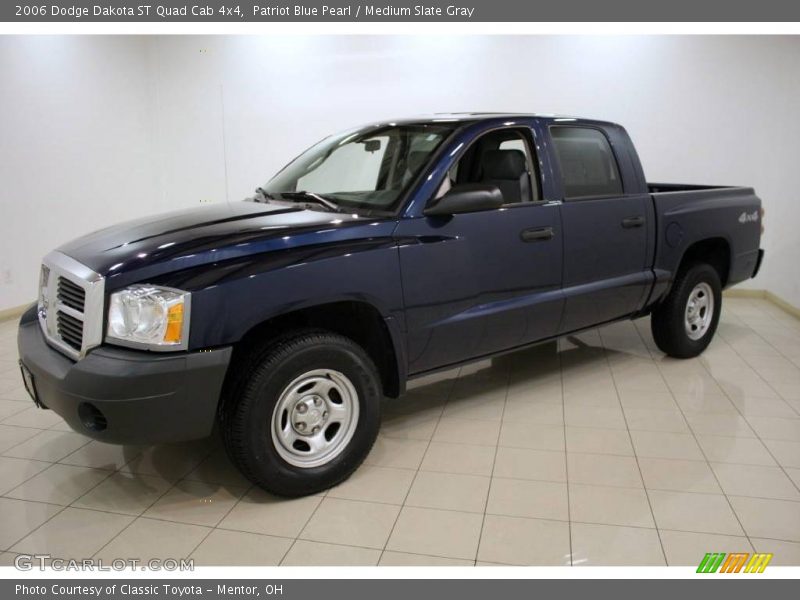 Patriot Blue Pearl / Medium Slate Gray 2006 Dodge Dakota ST Quad Cab 4x4