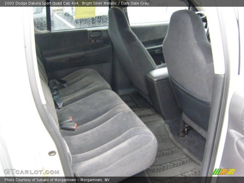 Bright Silver Metallic / Dark Slate Gray 2003 Dodge Dakota Sport Quad Cab 4x4